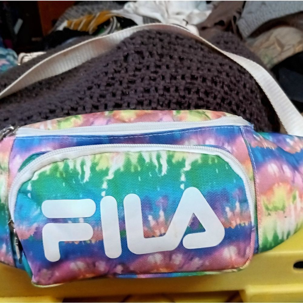 NWOT Fila tye dye colored waist purse